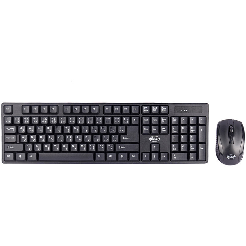موس و کیبورد بیسیم Kaiser KWM-490 به همراه موس پد هدیه