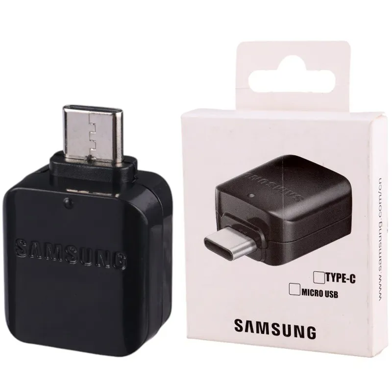 مبدل OTG USB-C سامسونگ مدل EP-TA20EWEYGWW به همراه تبدیل Micro USB